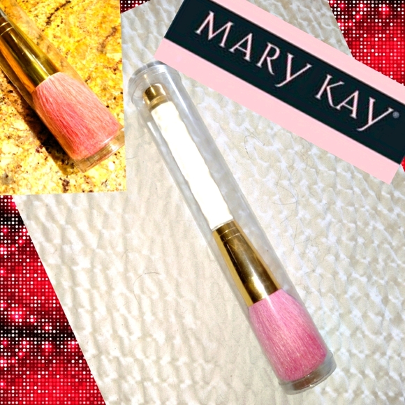 Mary Kay Other - 🗺️ 2New in Canister, Mary Kay Glamour Face & Body Brush 3-1 Brush Discontinued!